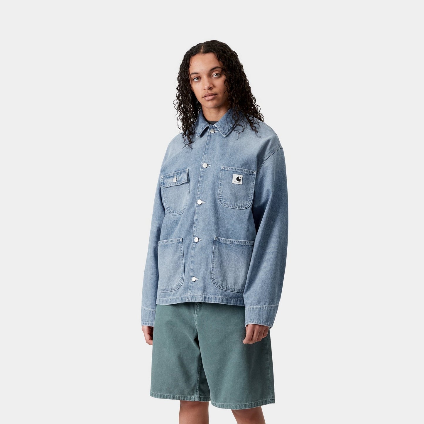 Women's OG Michigan Coat (Spring) - Denim | Blue (light true washed)