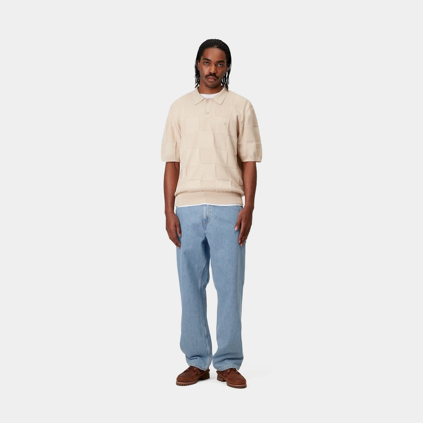 Single Knee Pant - Denim | Blue (stone bleached)