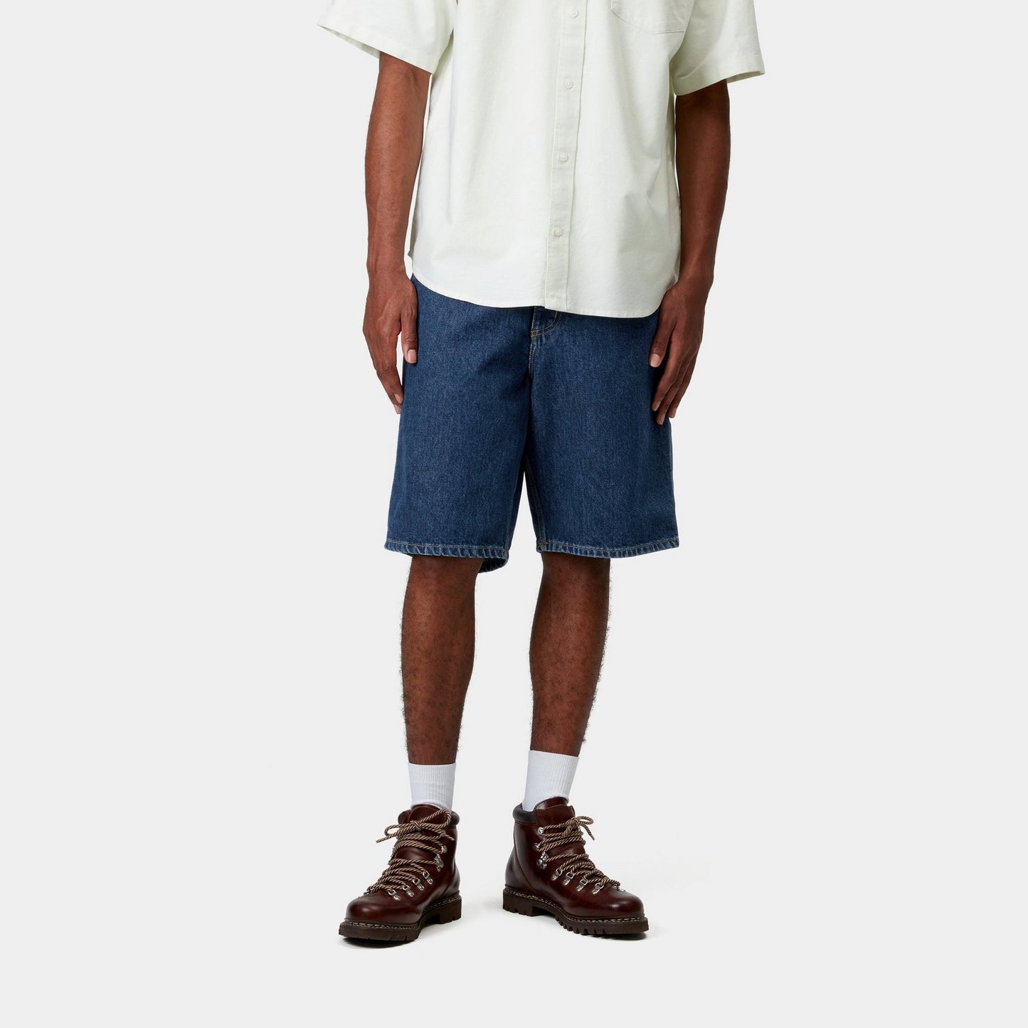 Single Knee Short - Denim | Blue (stone washed)