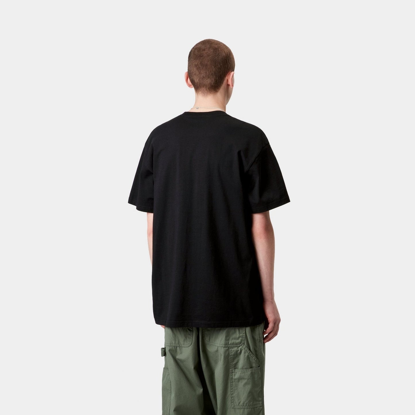 Pocket Heart T-Shirt | Black / Black