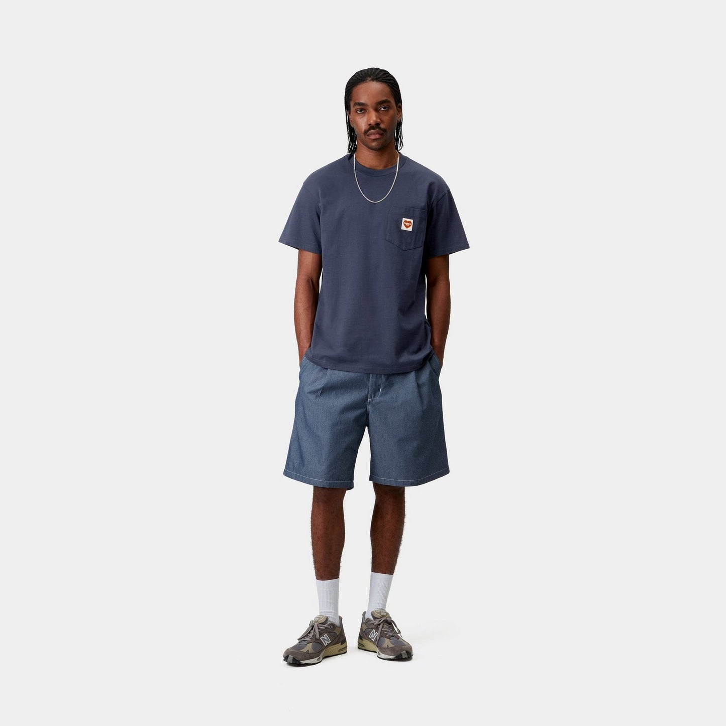 Pocket Heart T-Shirt | Blue