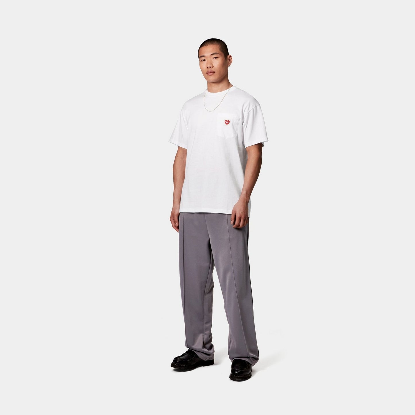 Pocket Heart T-Shirt | White / Red