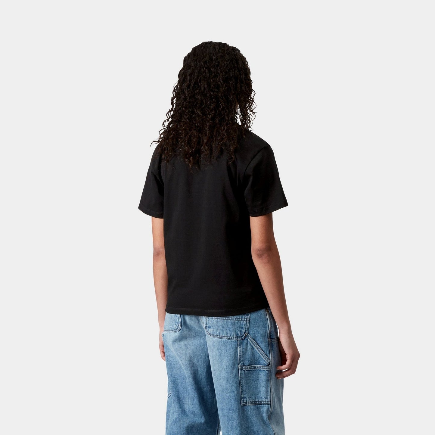 Women's Pocket Heart T-Shirt | Black / Black