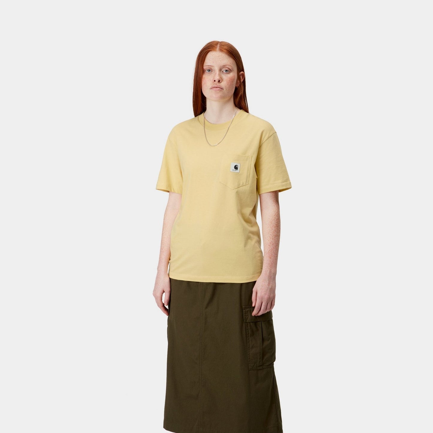 Women's Pocket T-Shirt | Air Yellow