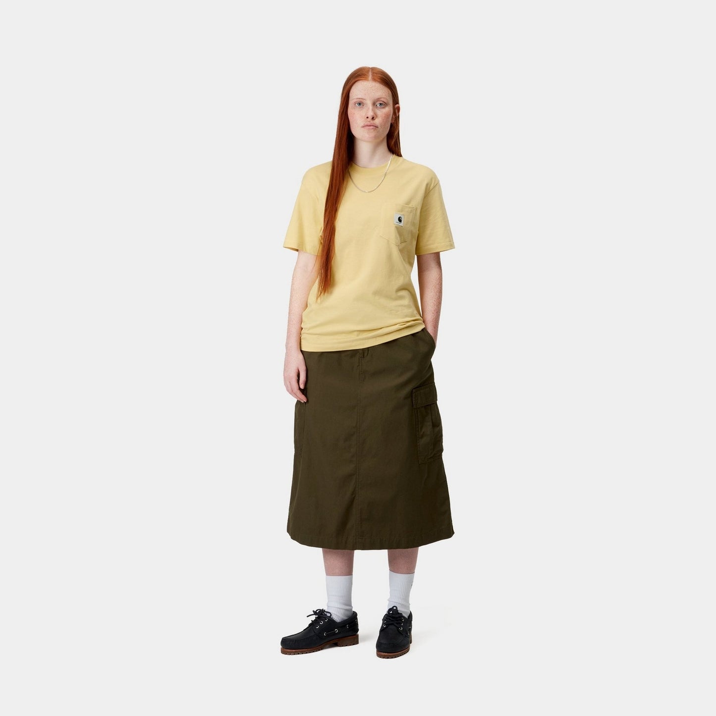 Women's Pocket T-Shirt | Air Yellow