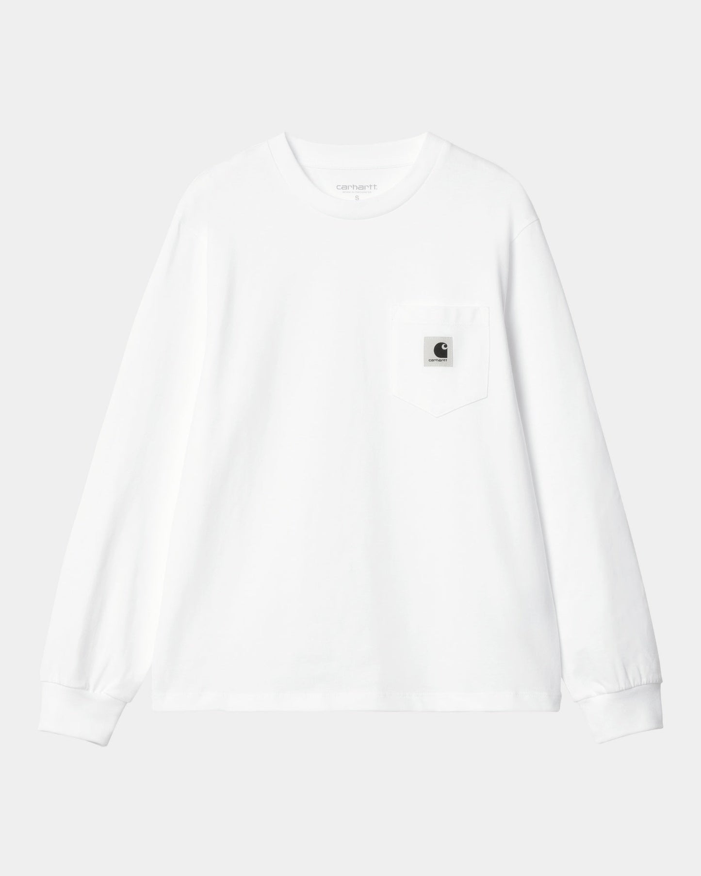 Women's Pocket Long Sleeve T-Shirt | White