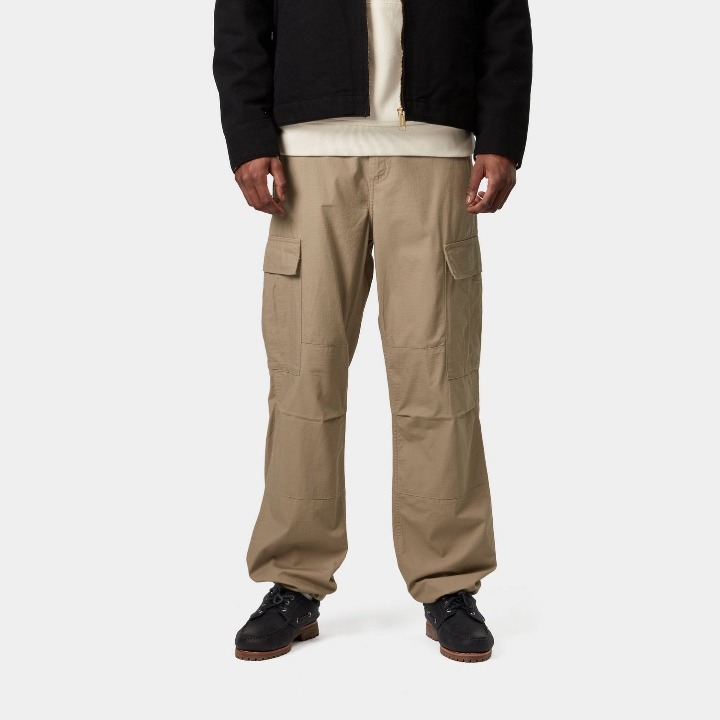 Regular Cargo Pant | Leather