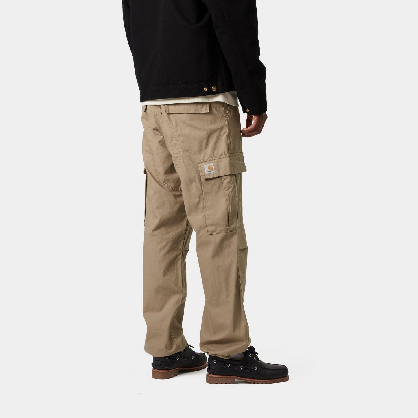 Regular Cargo Pant | Leather