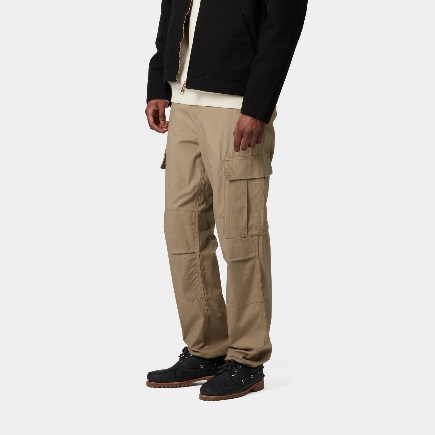 Regular Cargo Pant | Leather