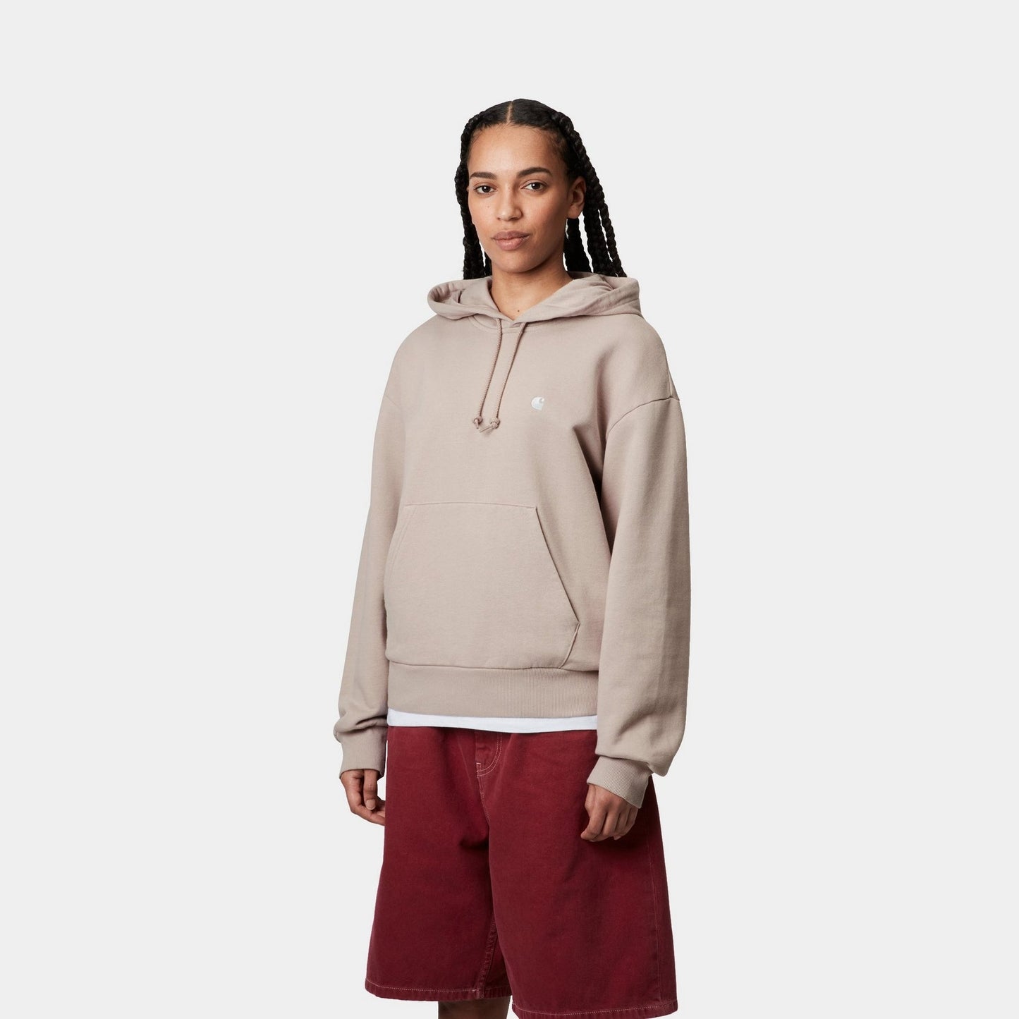 Hooded Casey Sweatshirt | Dusky Beige