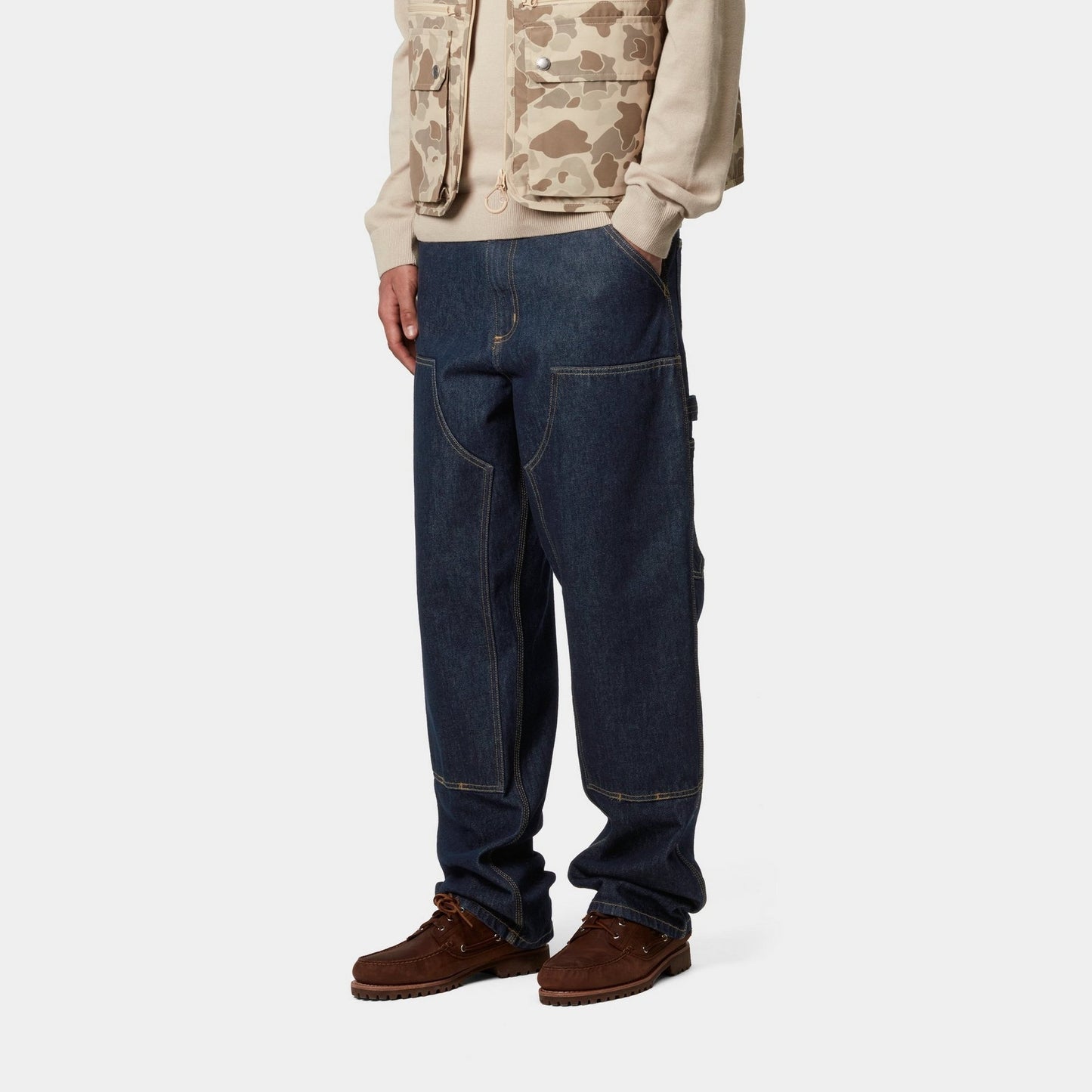 Double Knee Pant - Denim | Blue (rinsed)