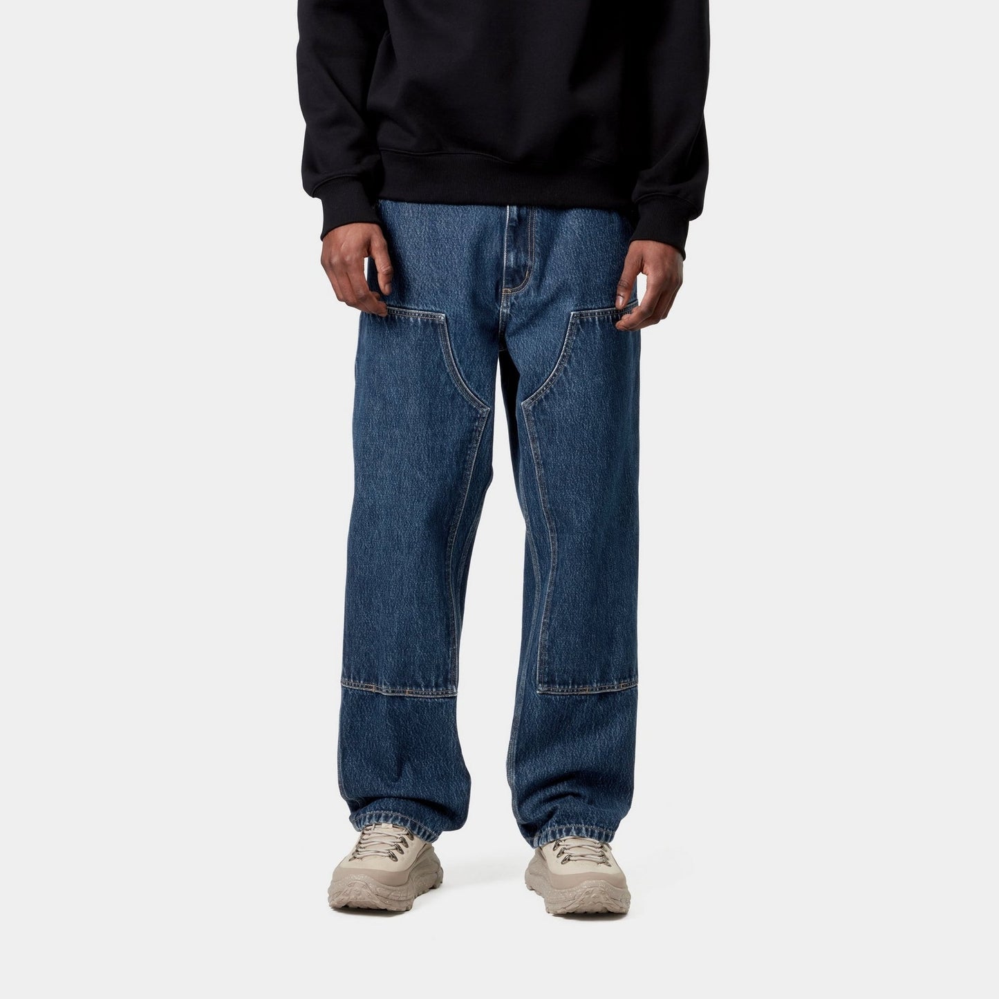 Double Knee Pant - Denim | Blue (stone washed)