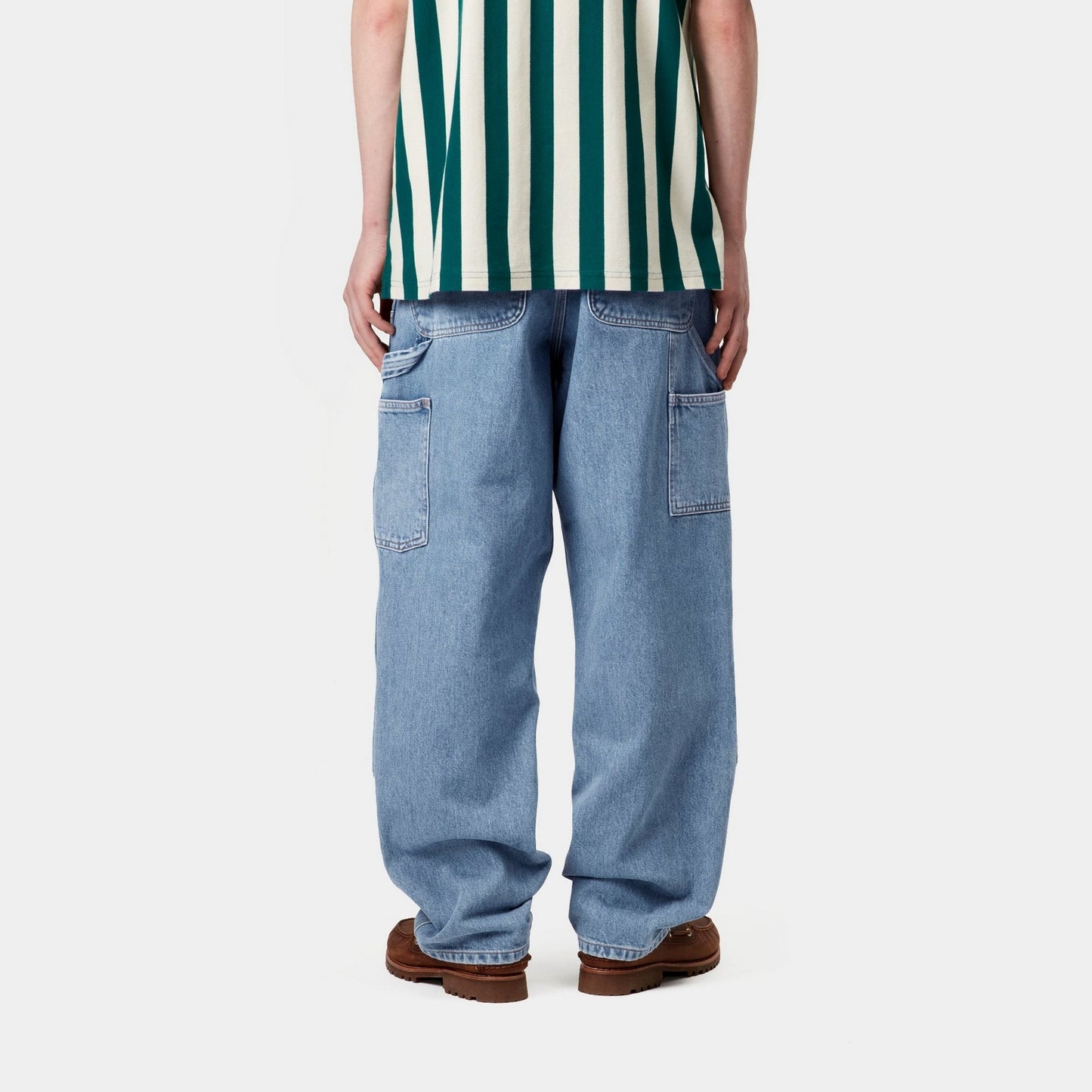 Double Knee Pant - Denim | Blue (stone bleached)