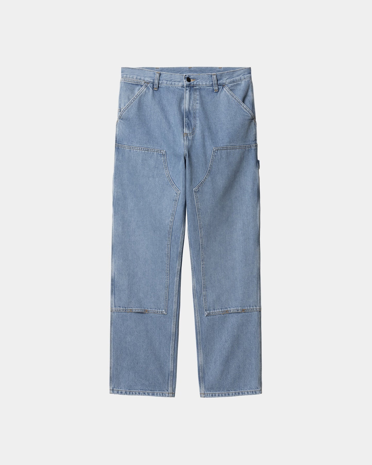 Double Knee Pant - Denim | Blue (stone bleached)