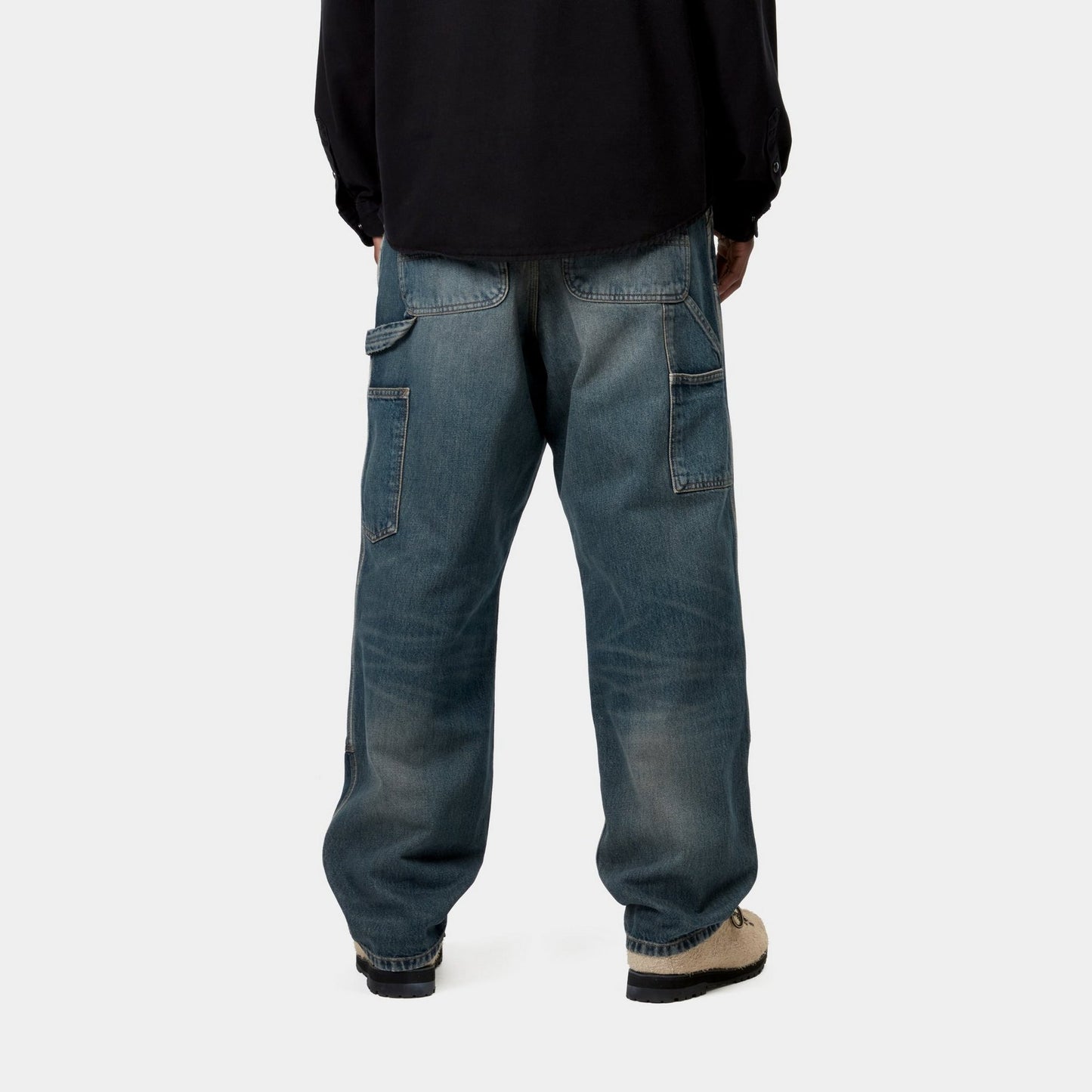 Double Knee Pant - Denim | Blue (worn used wash)