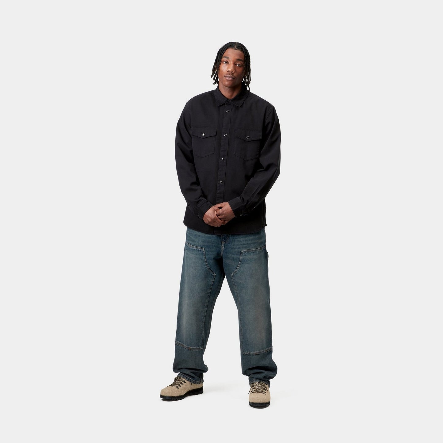 Double Knee Pant - Denim | Blue (worn used wash)