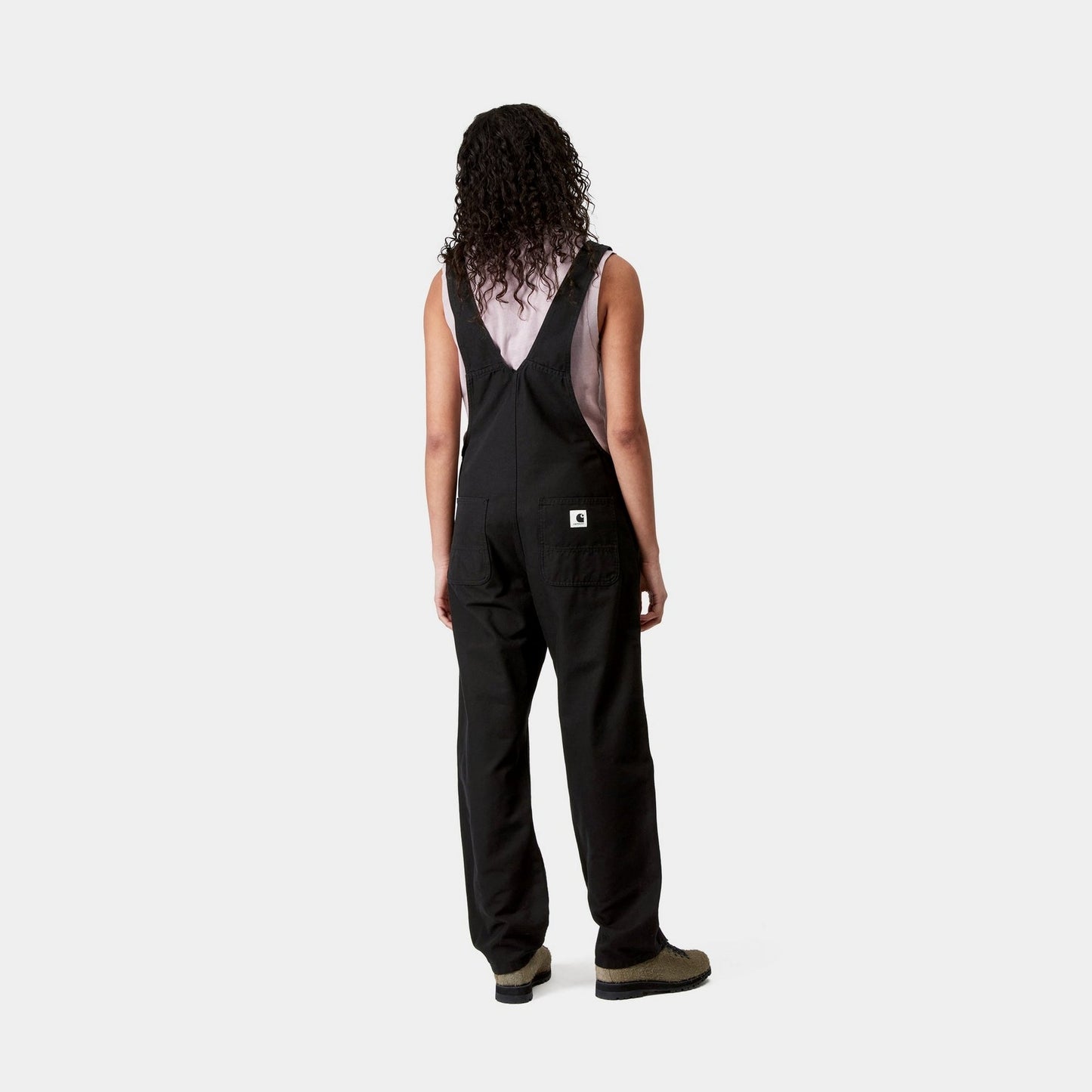 Women's Bib Overall Straight | Black