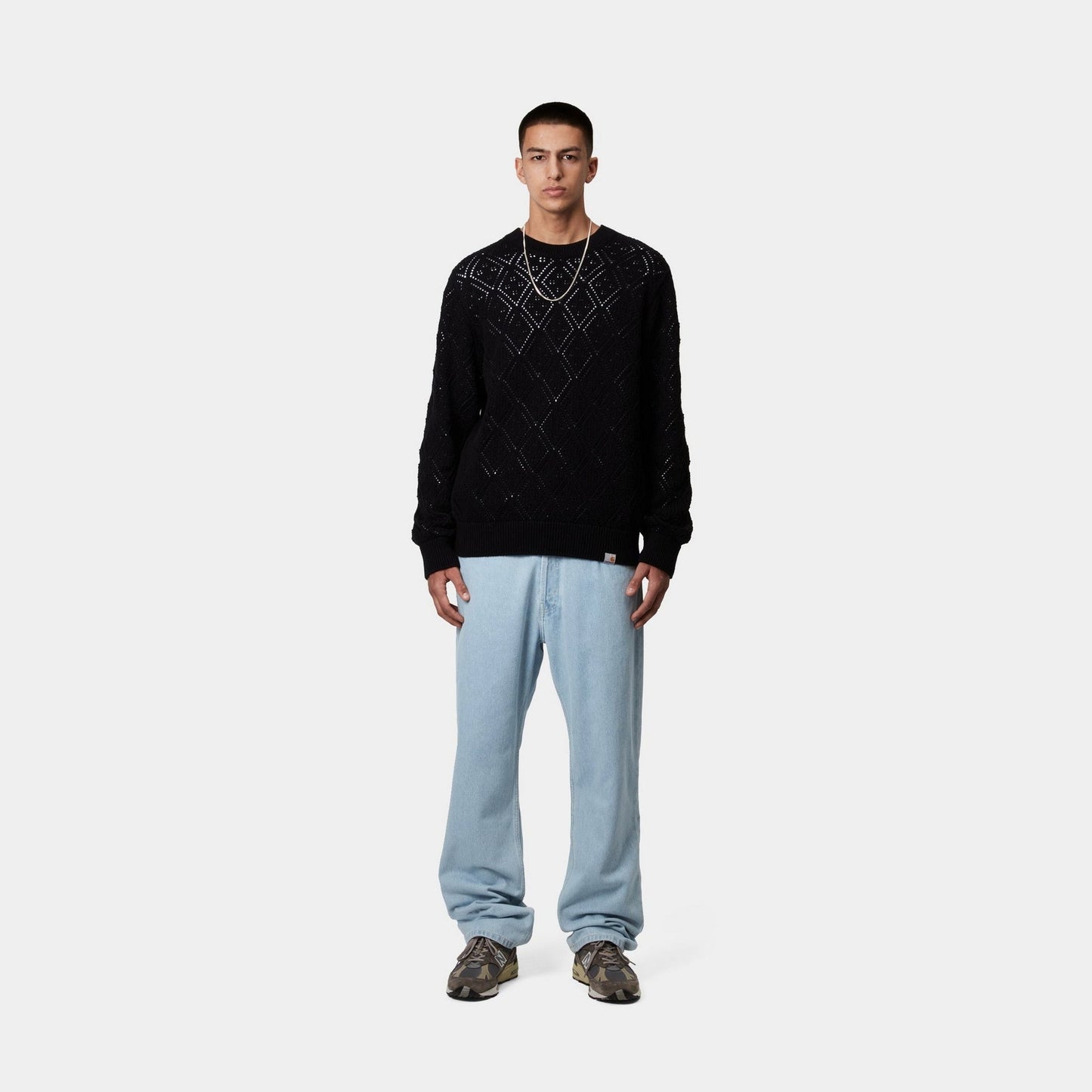 Nolan Pant | Blue (bleached)