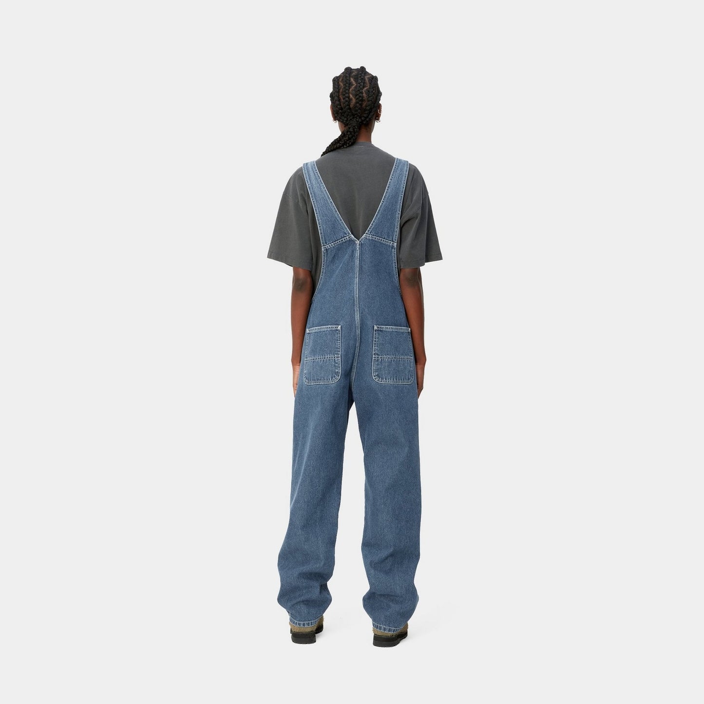 Women's Bib Overall Straight - Norco Denim | Blue (stone washed)
