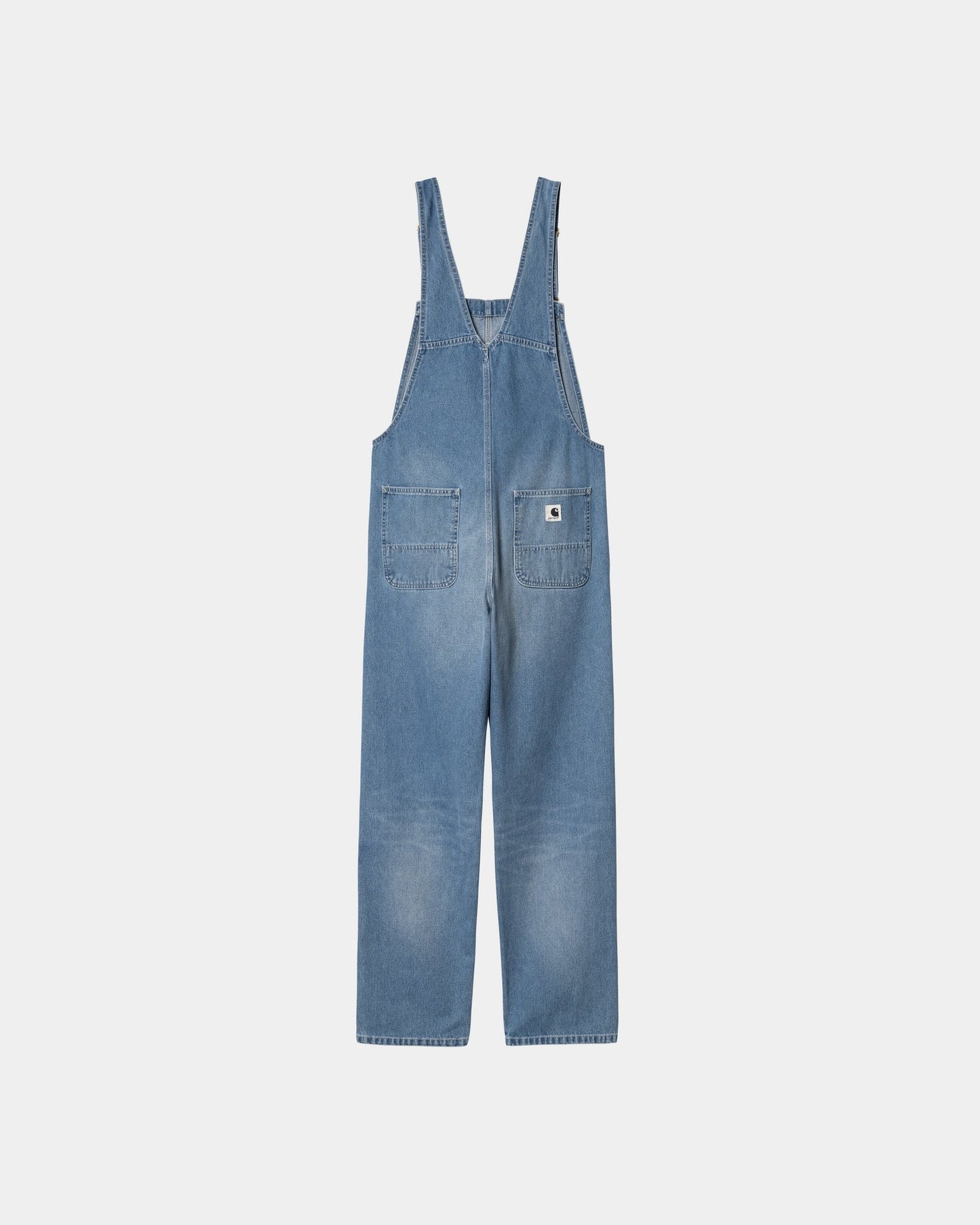 Women's Bib Overall Straight | Blue (light true washed)