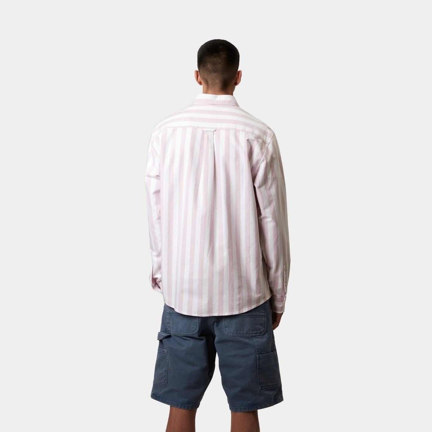 Dillion Stripe Shirt | Hortensia / White