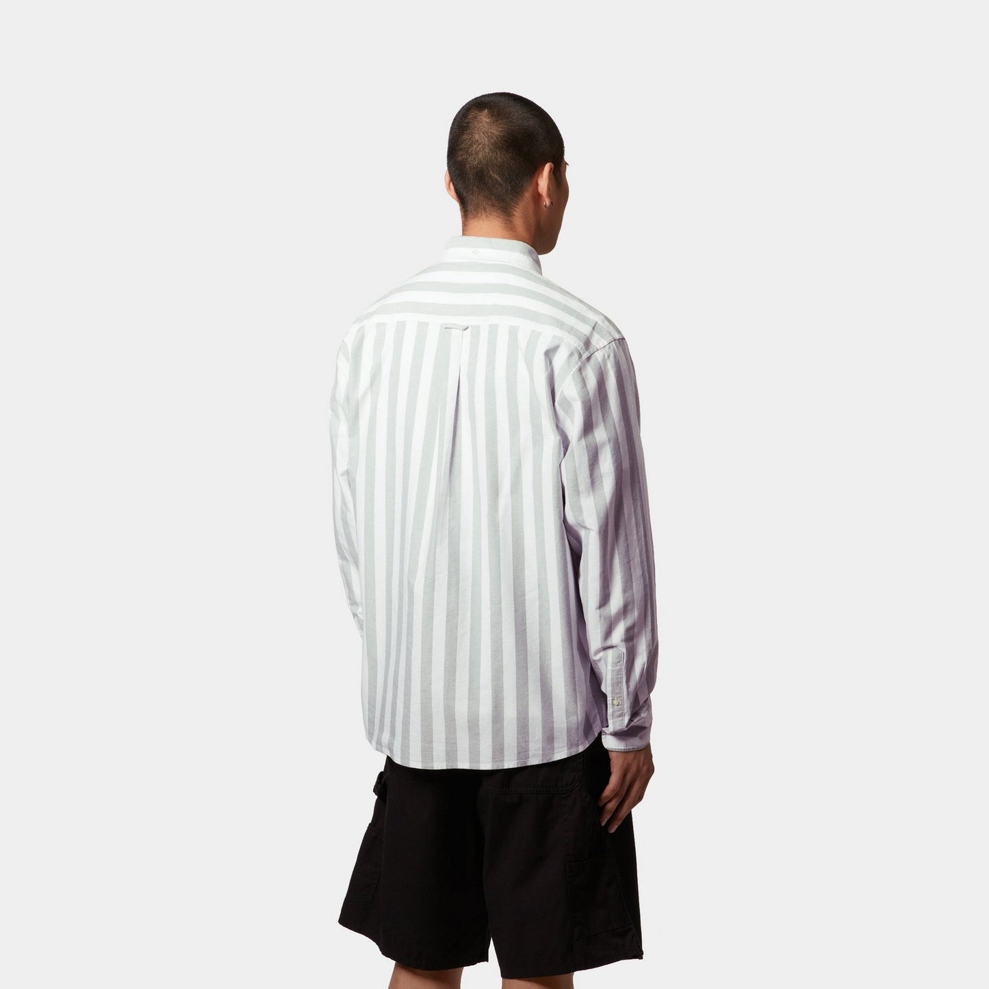 Dillion Stripe Shirt | Park / White