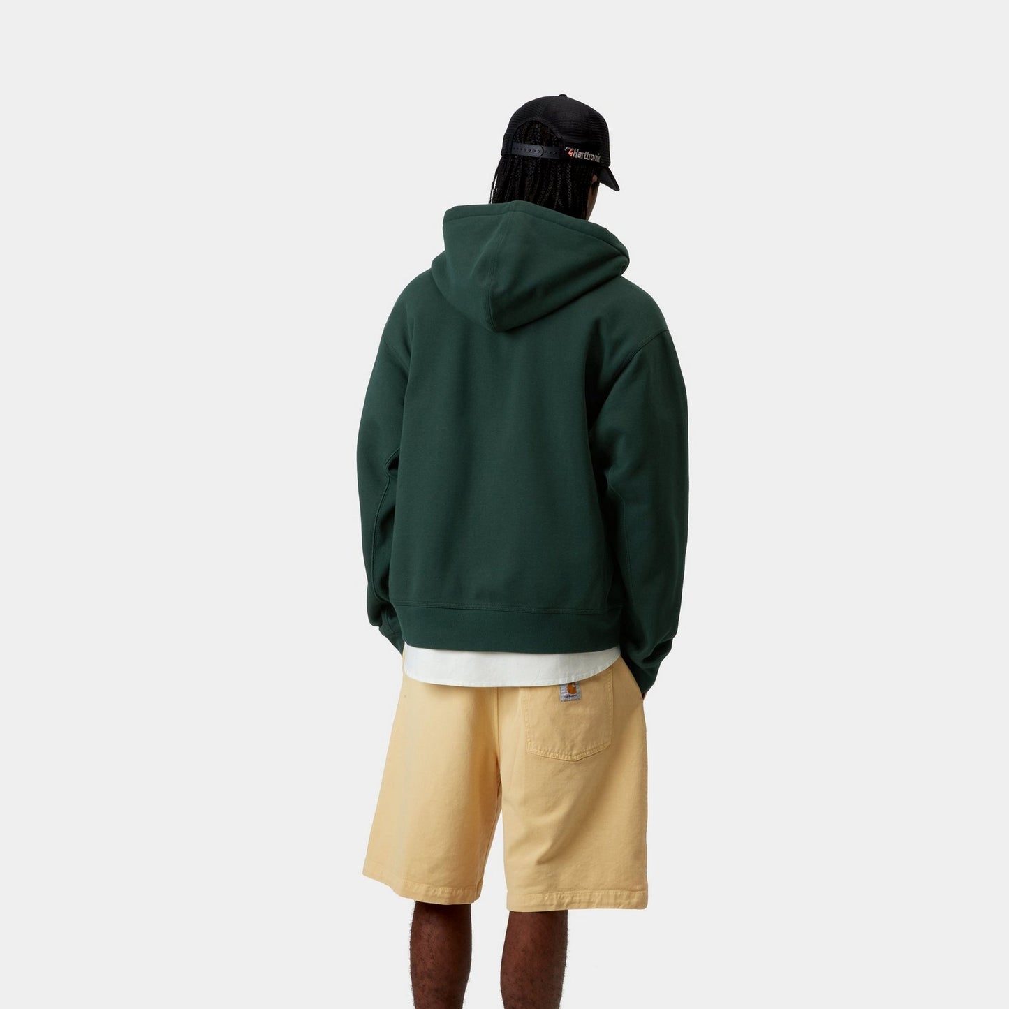 Hooded American Script Jacket | Conifer