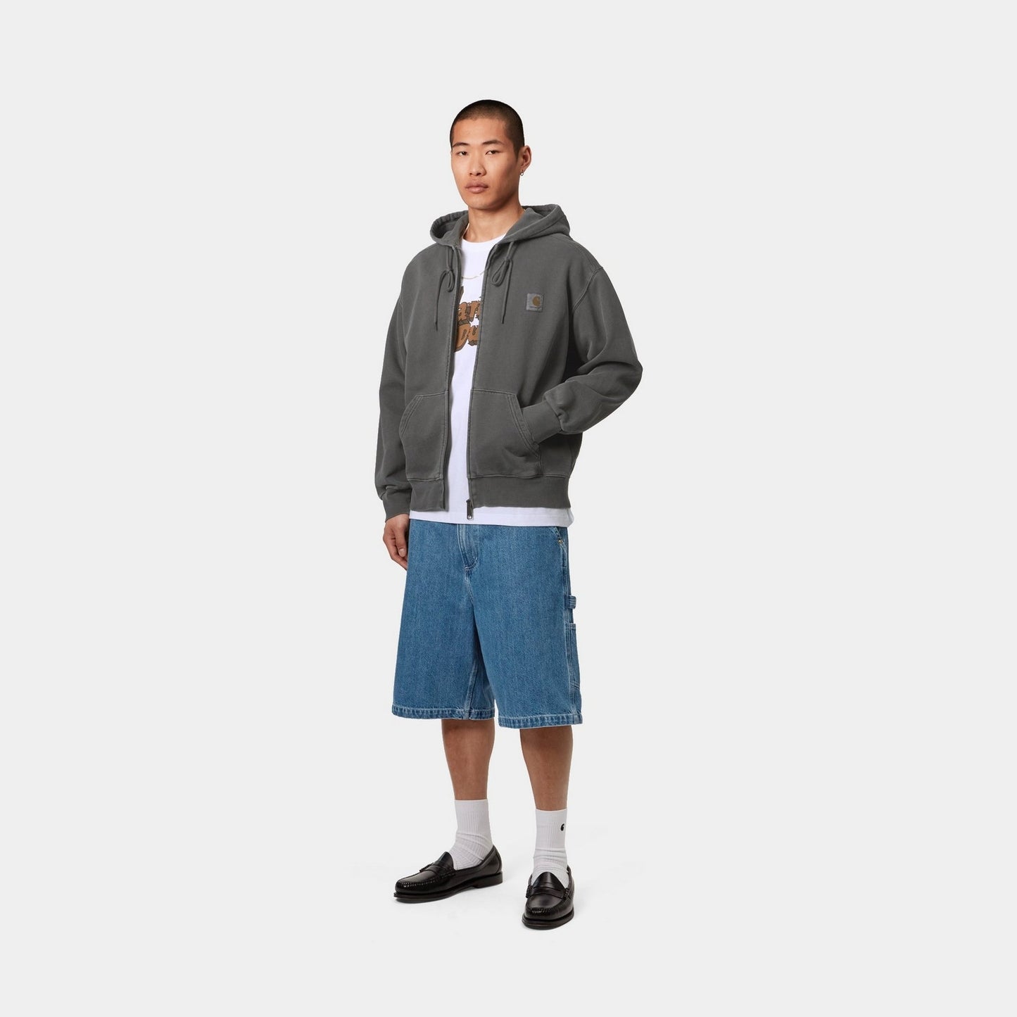 Hooded Nelson Jacket | Graphite