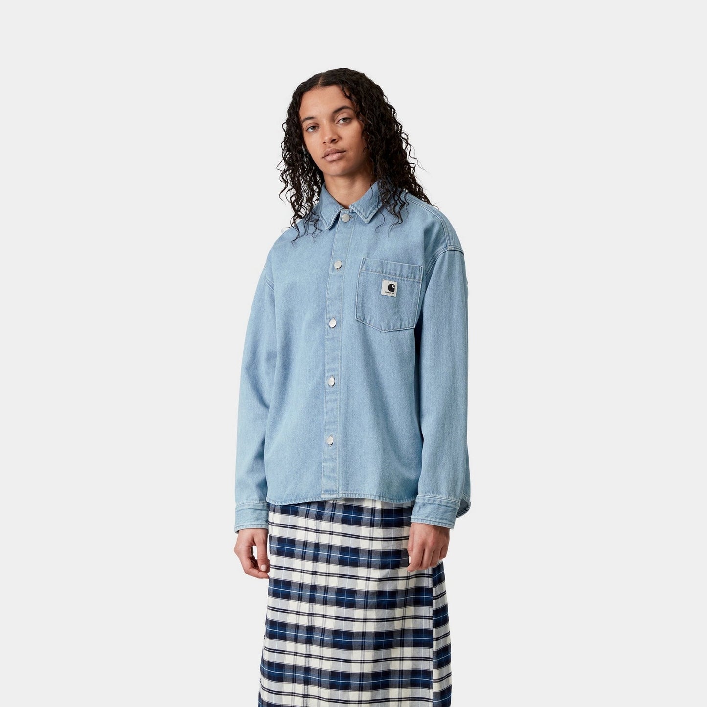 Alta Shirt Jacket | Blue (stone bleached)