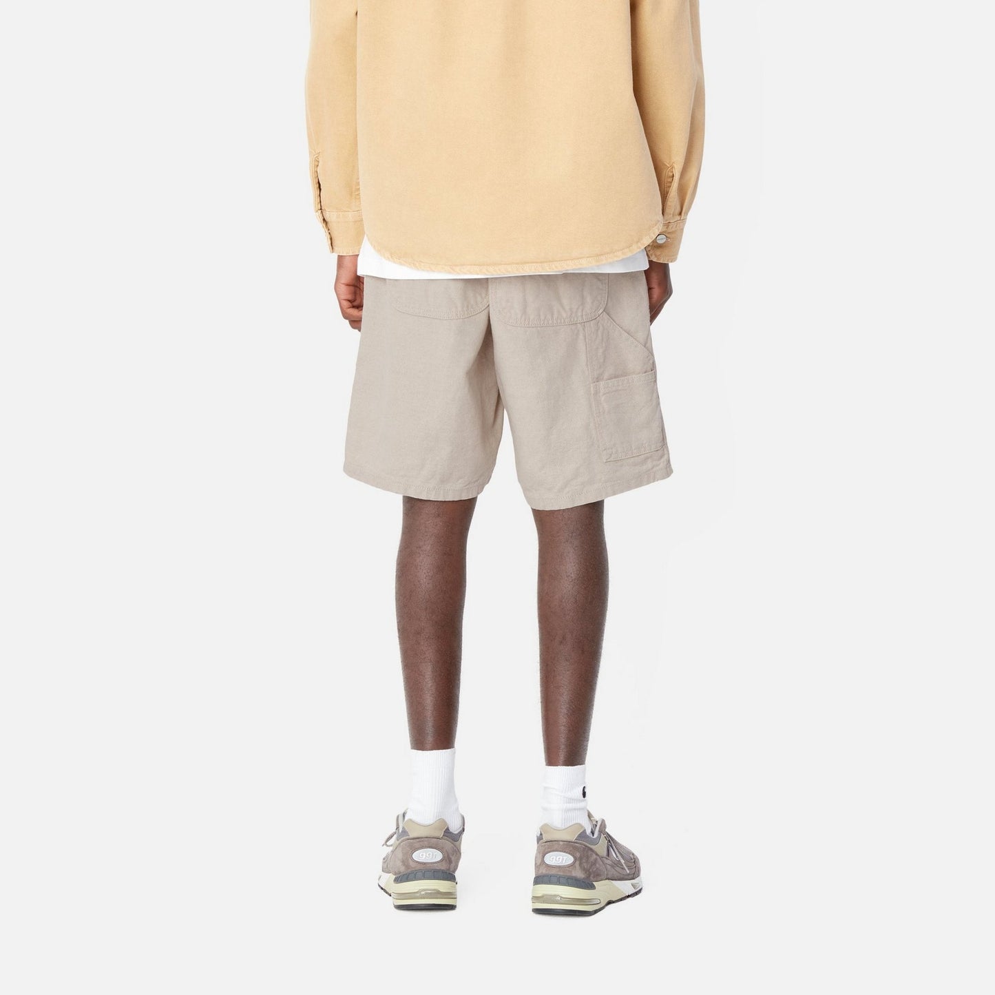Walter Linen Single Knee Short | Natural
