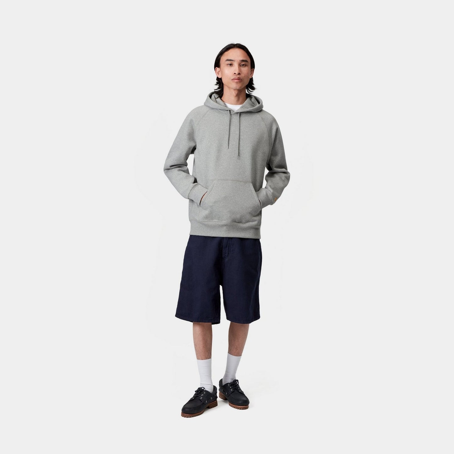 Hooded Chase Sweatshirt | Grey Heather