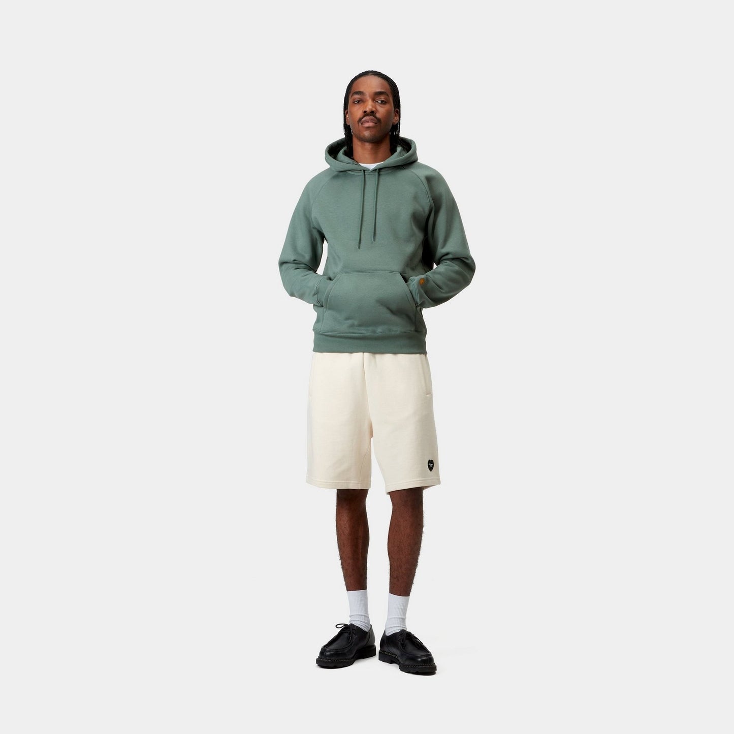 Hooded Chase Sweatshirt | Silver Pine