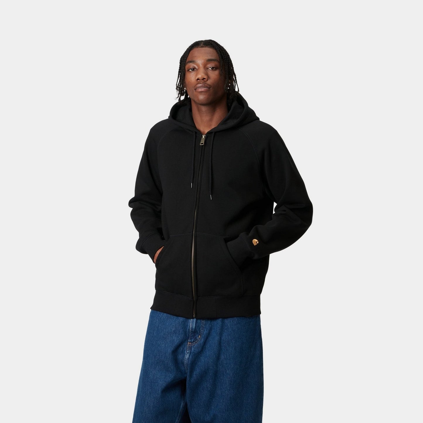 Hooded Chase Jacket | Black
