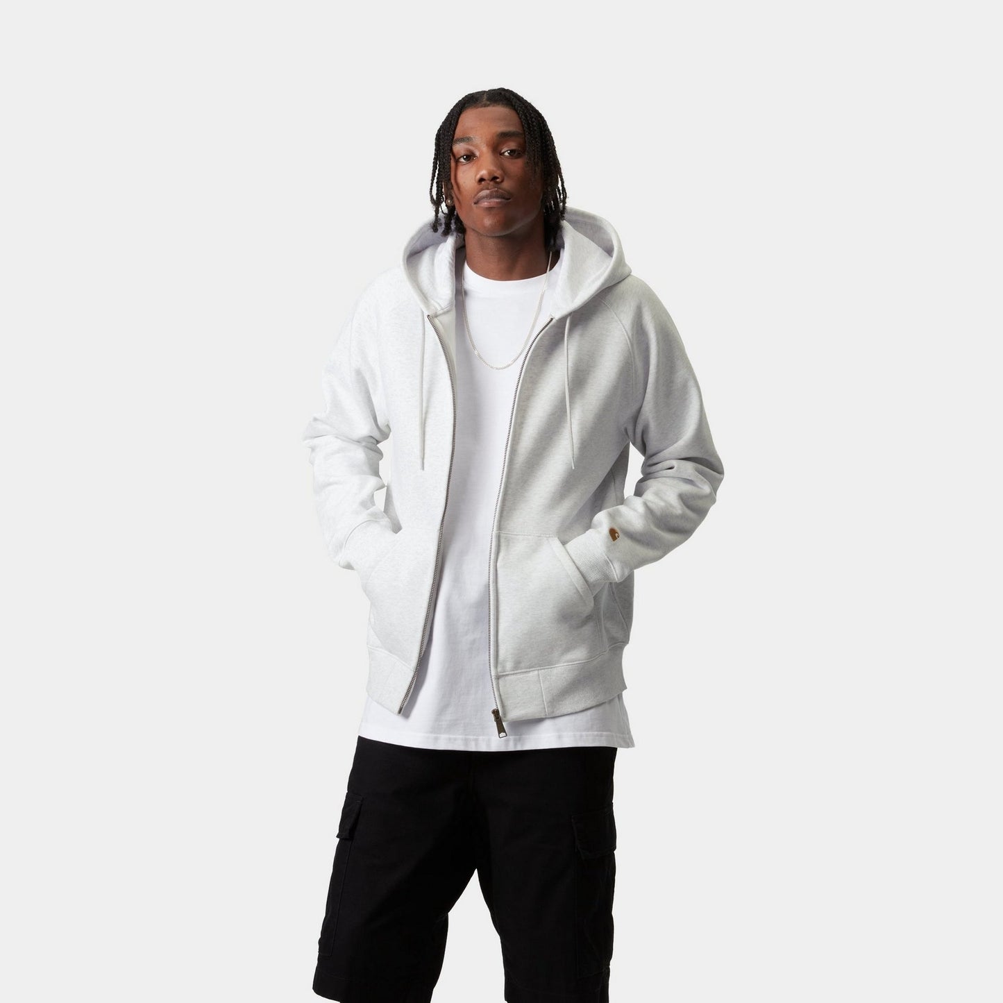 Hooded Chase Jacket | Ash Heather