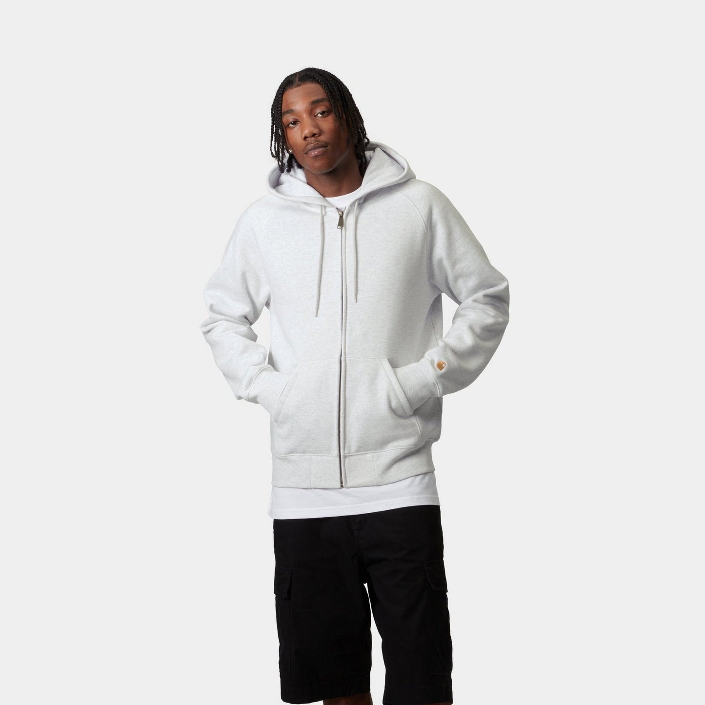 Hooded Chase Jacket | Ash Heather