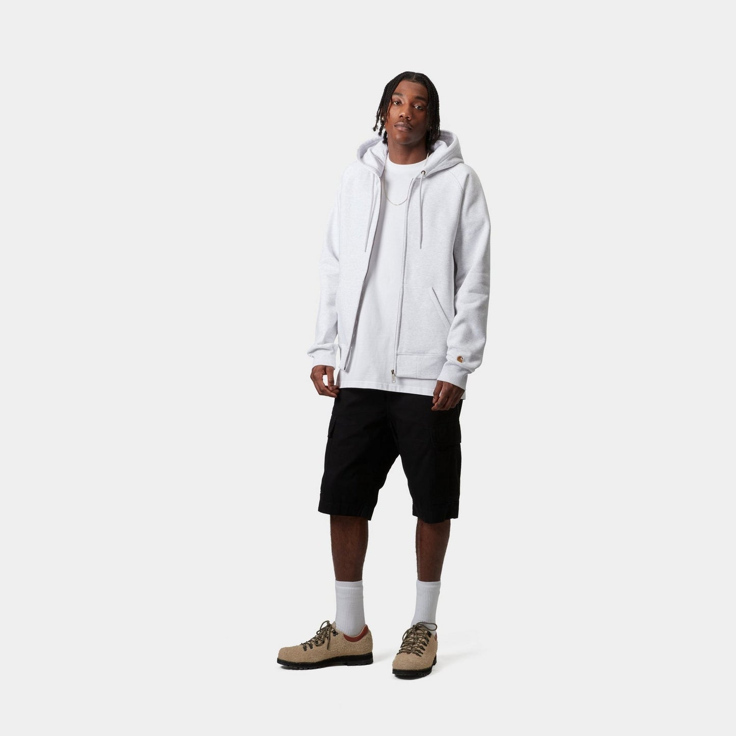 Hooded Chase Jacket | Ash Heather