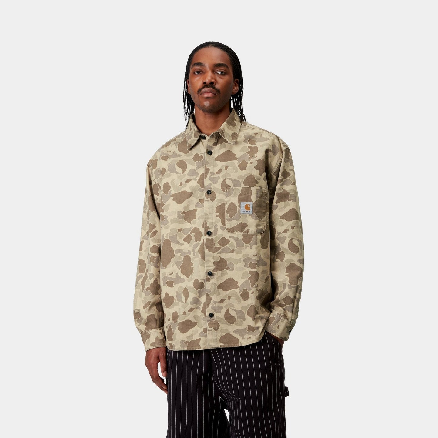 Duck Camo Shirt | Desert (stone washed)