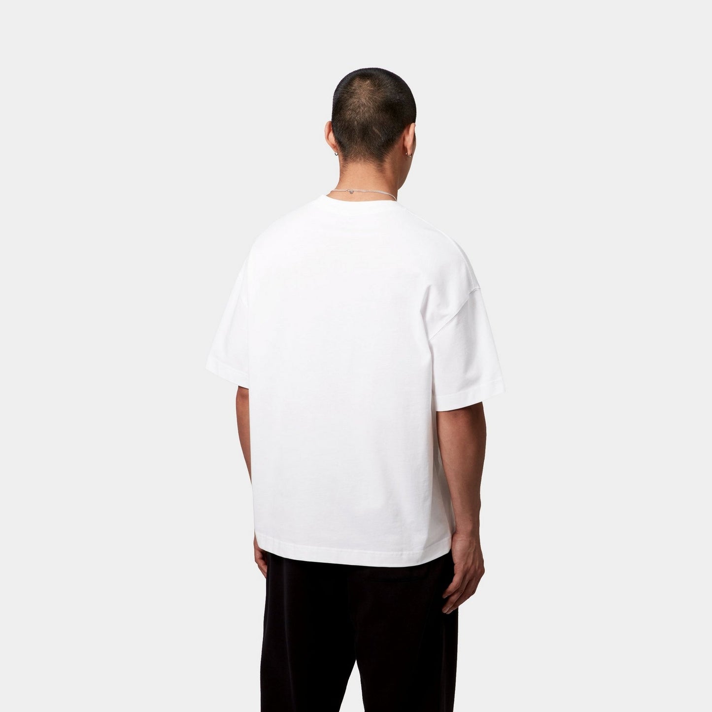 Signature Script T-Shirt | White / Black