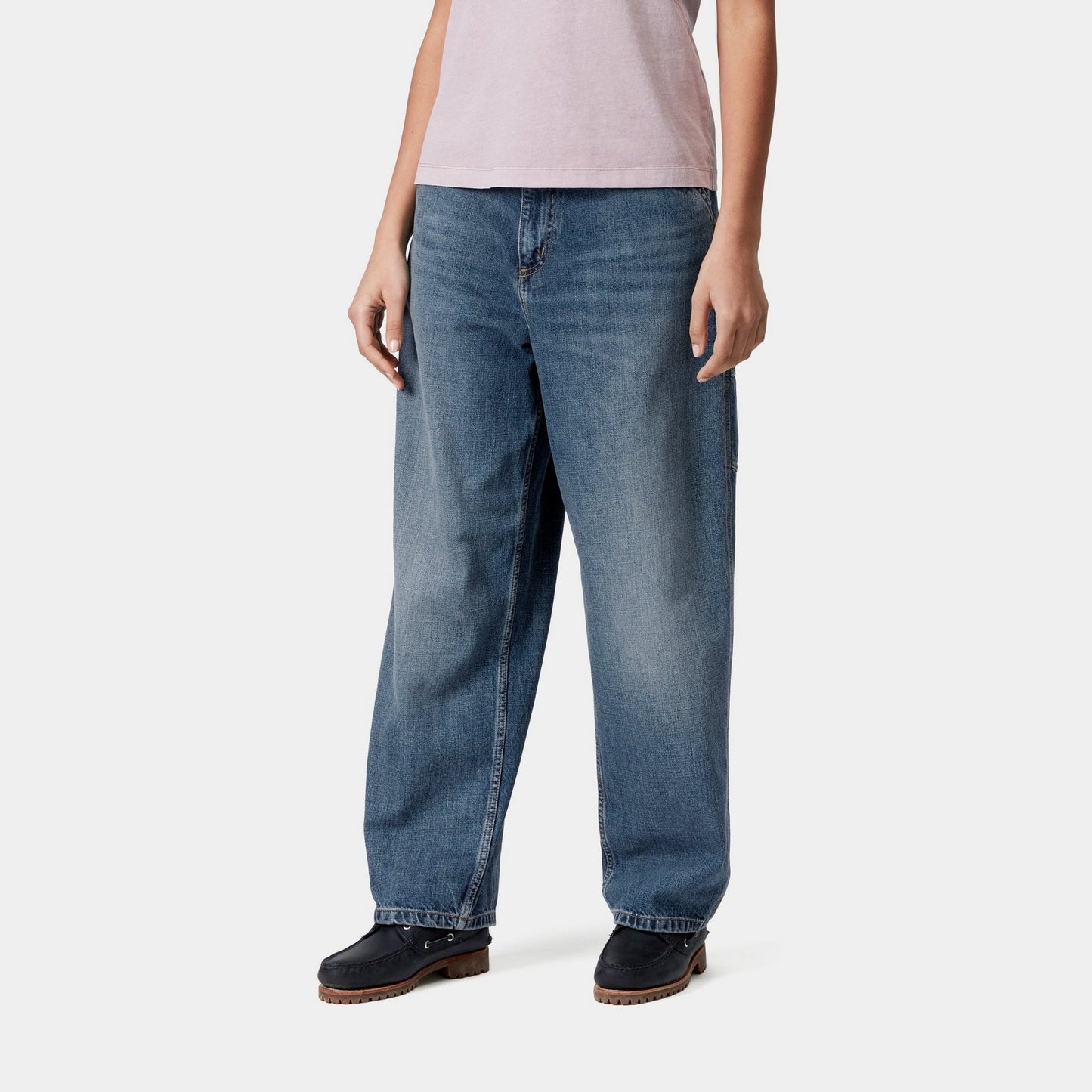 Women's Brandon Single Knee Pant | Blue (dark used wash)