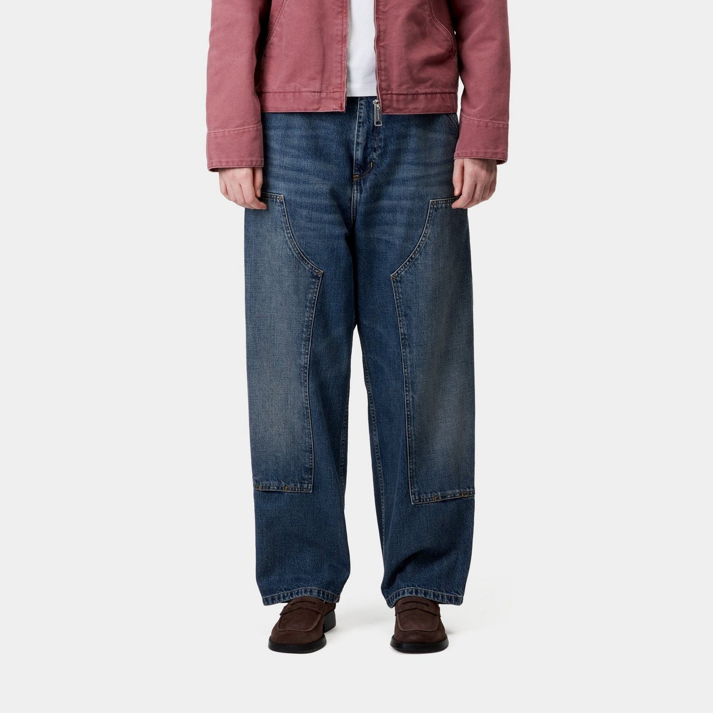 Women's Brandon Double Knee Pant | Blue (dark used wash)