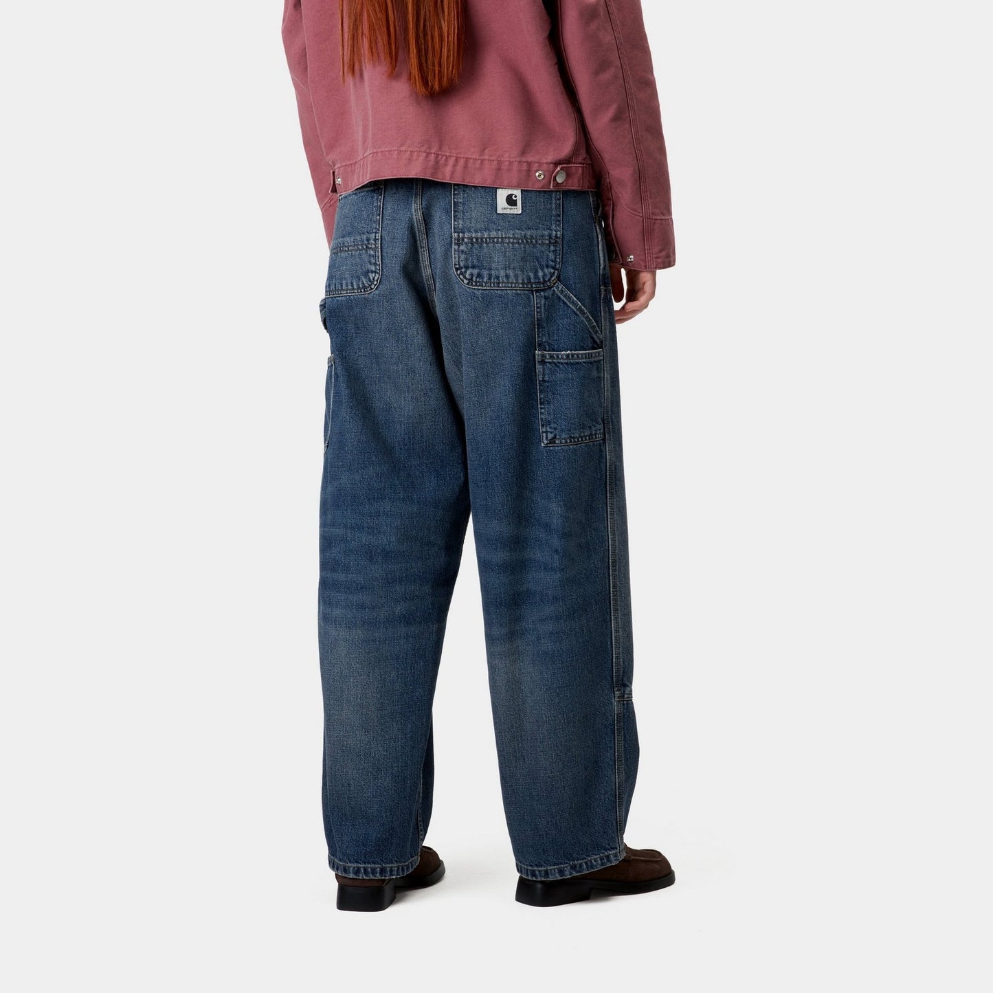 Women's Brandon Double Knee Pant | Blue (dark used wash)