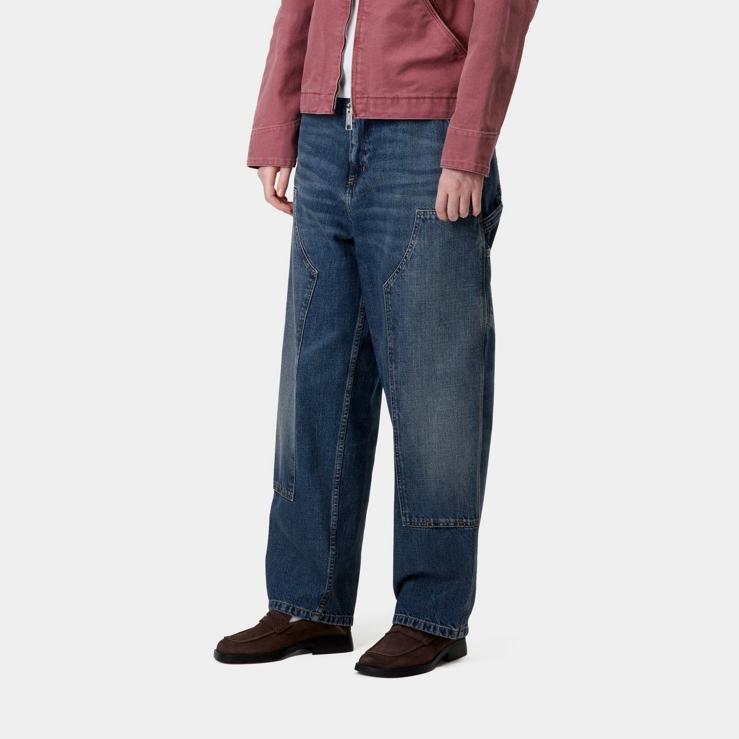 Women's Brandon Double Knee Pant | Blue (dark used wash)