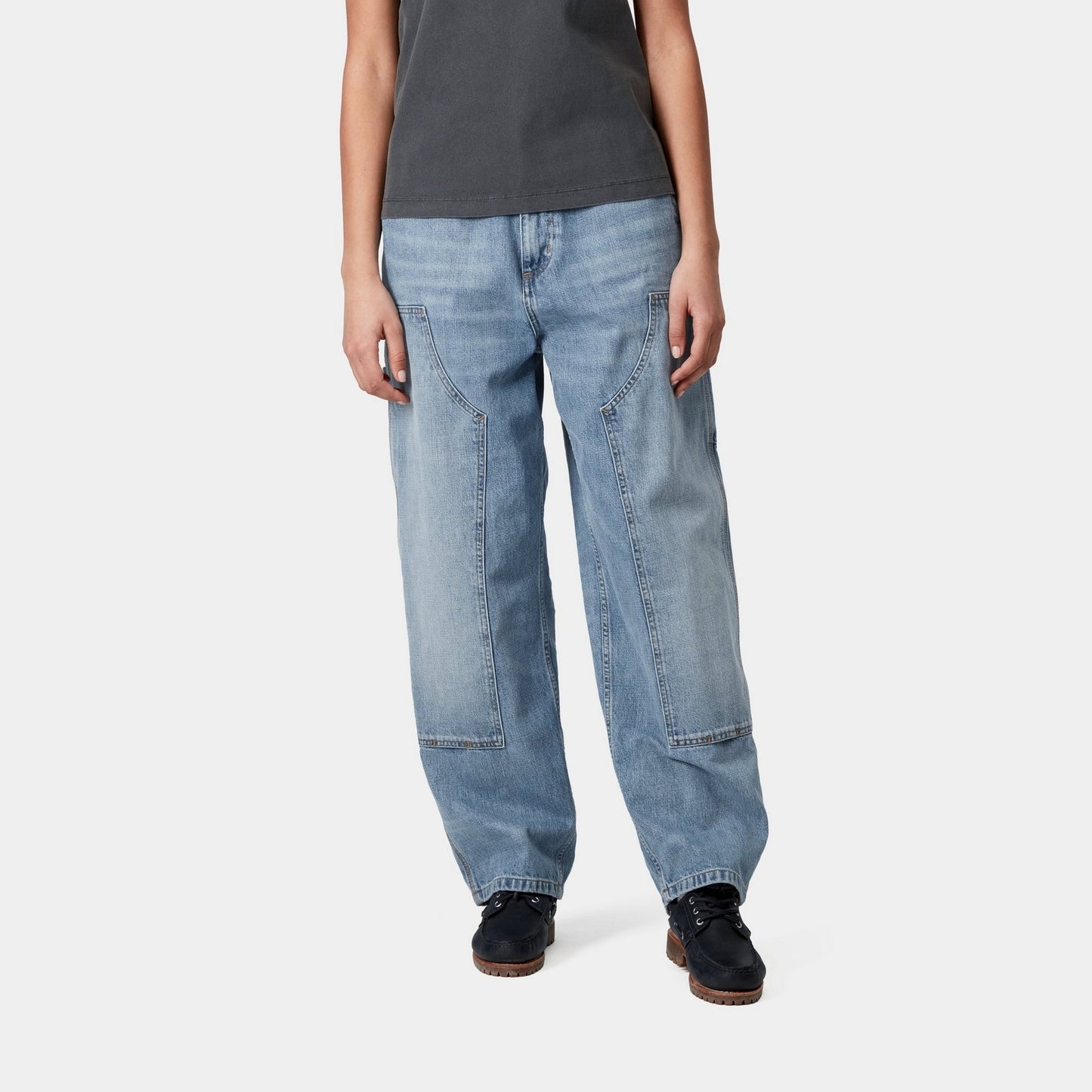 Women's Brandon Double Knee Pant | Blue (burst washed)