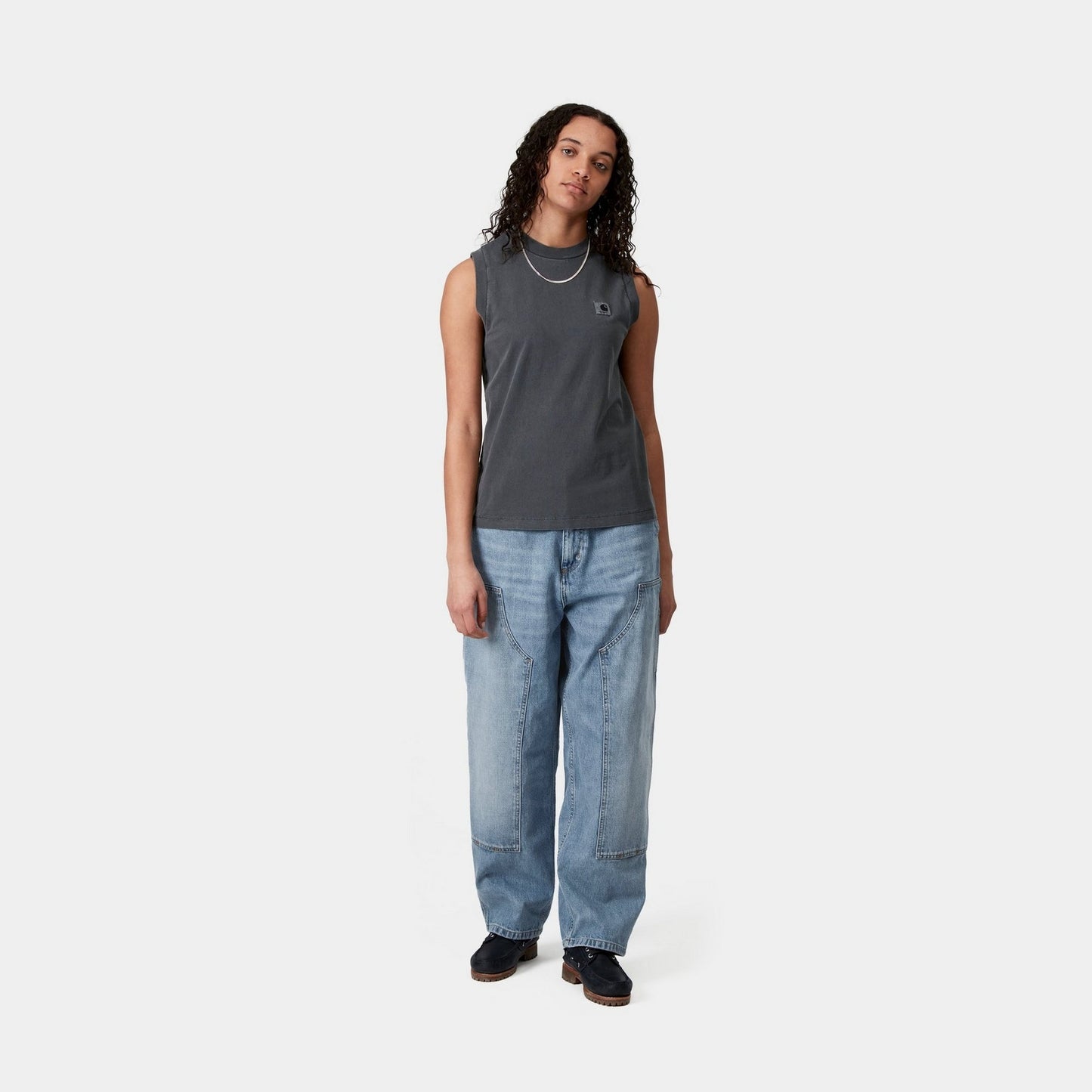 Women's Brandon Double Knee Pant | Blue (burst washed)