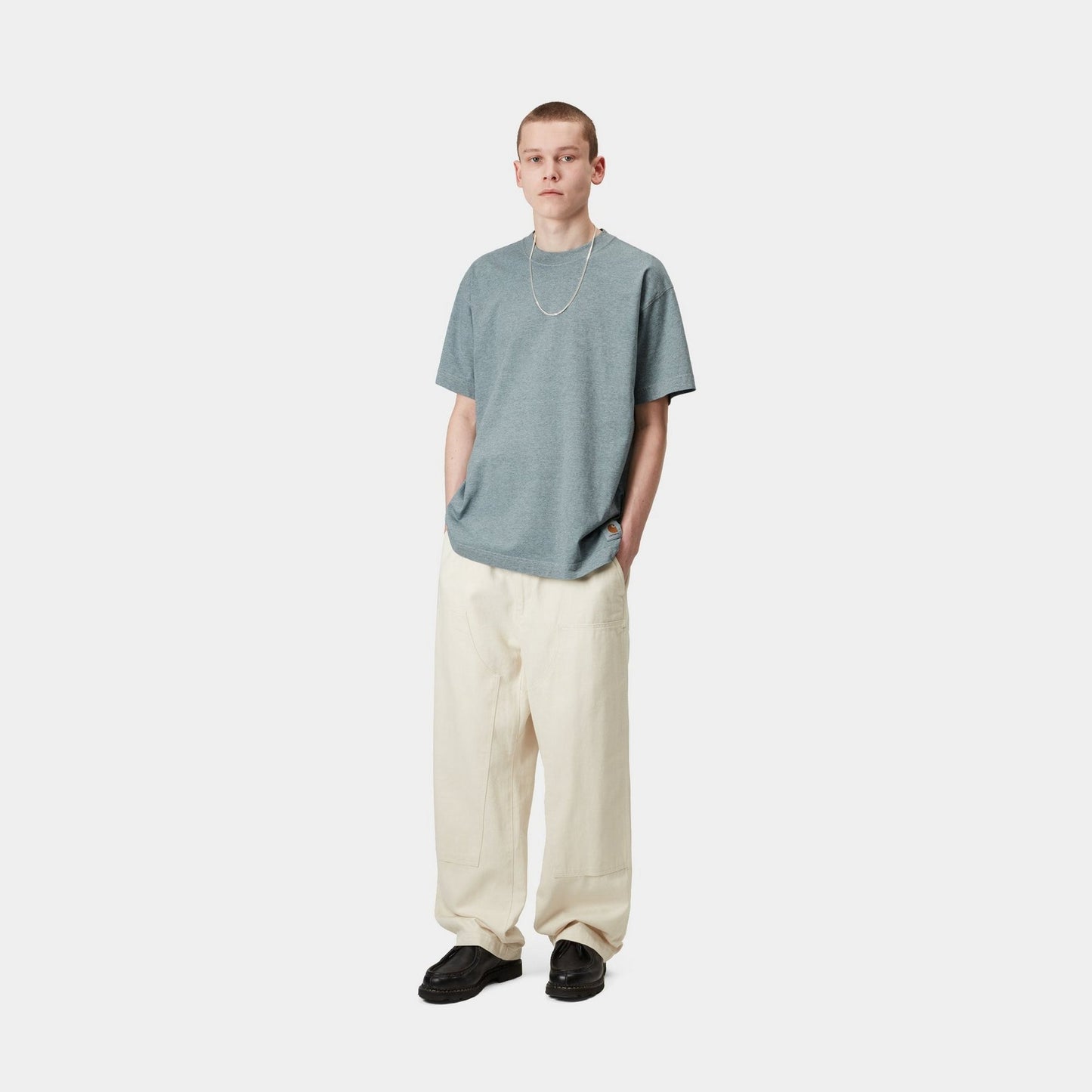Caspian T-Shirt | Clay Blue Heather