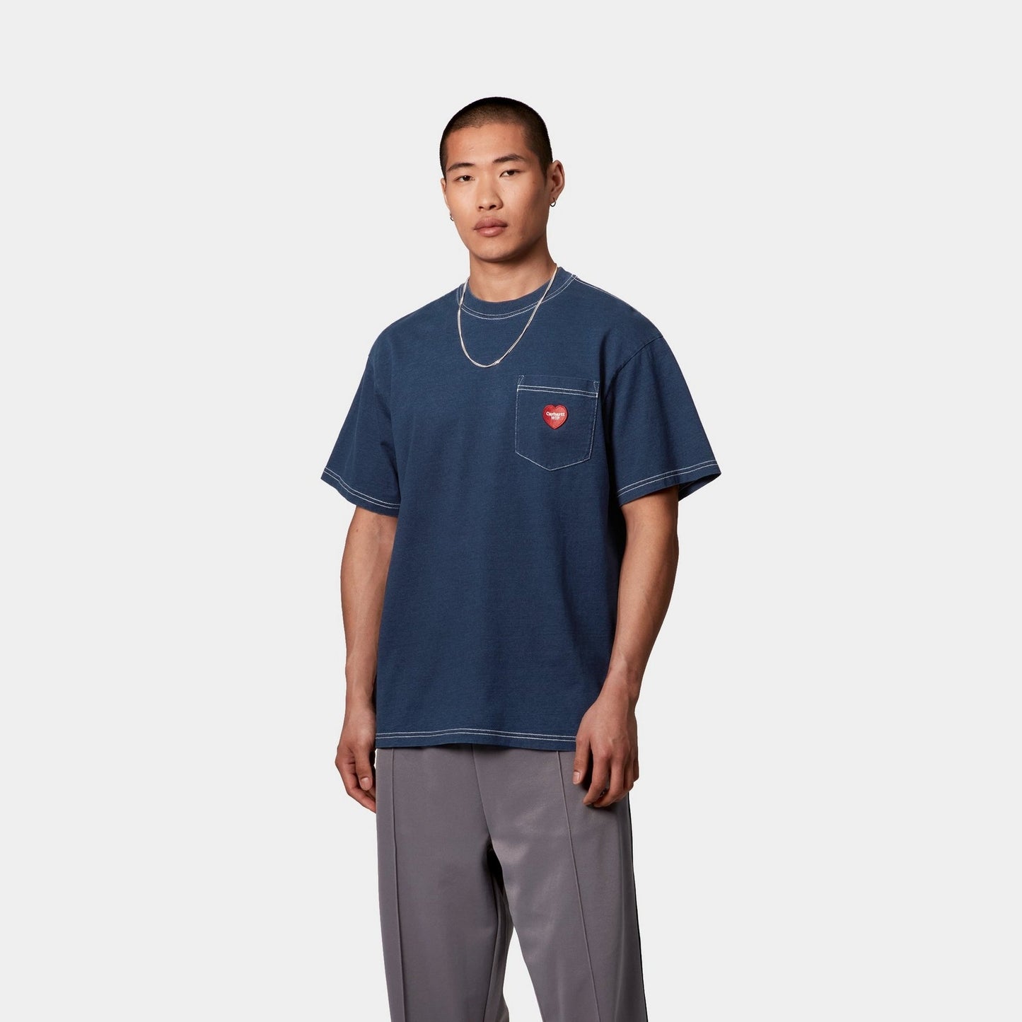 Ingo Pocket T-Shirt | Dark Blue