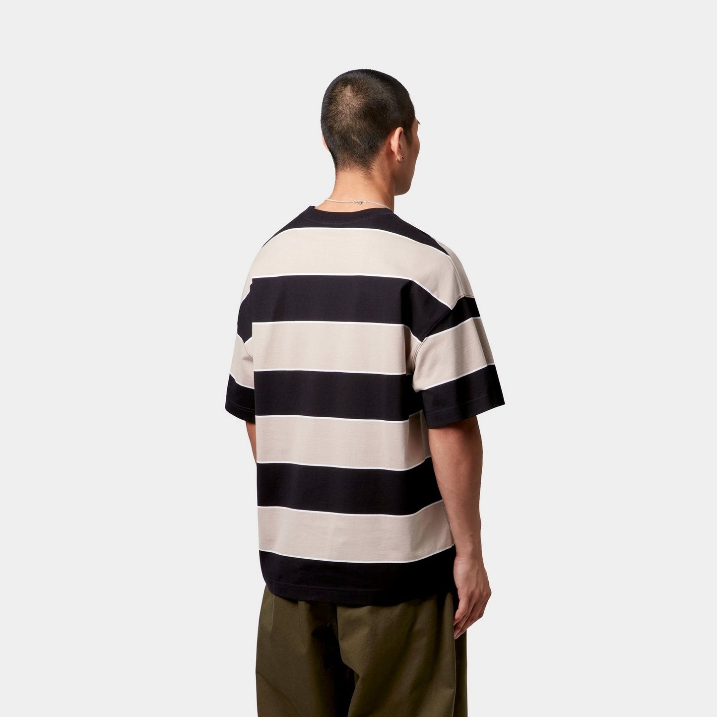 Quinby Stripe T-Shirt | Black