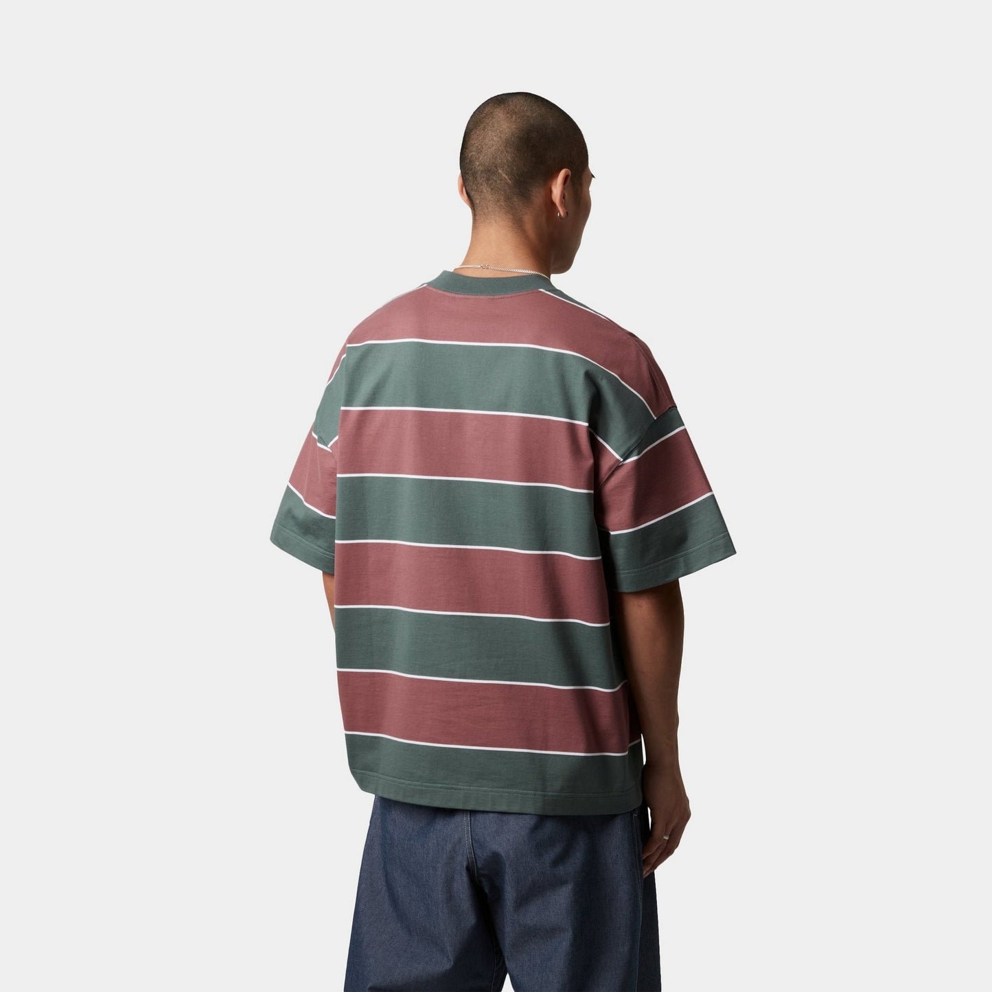 Quinby Stripe T-Shirt | Silver Pine