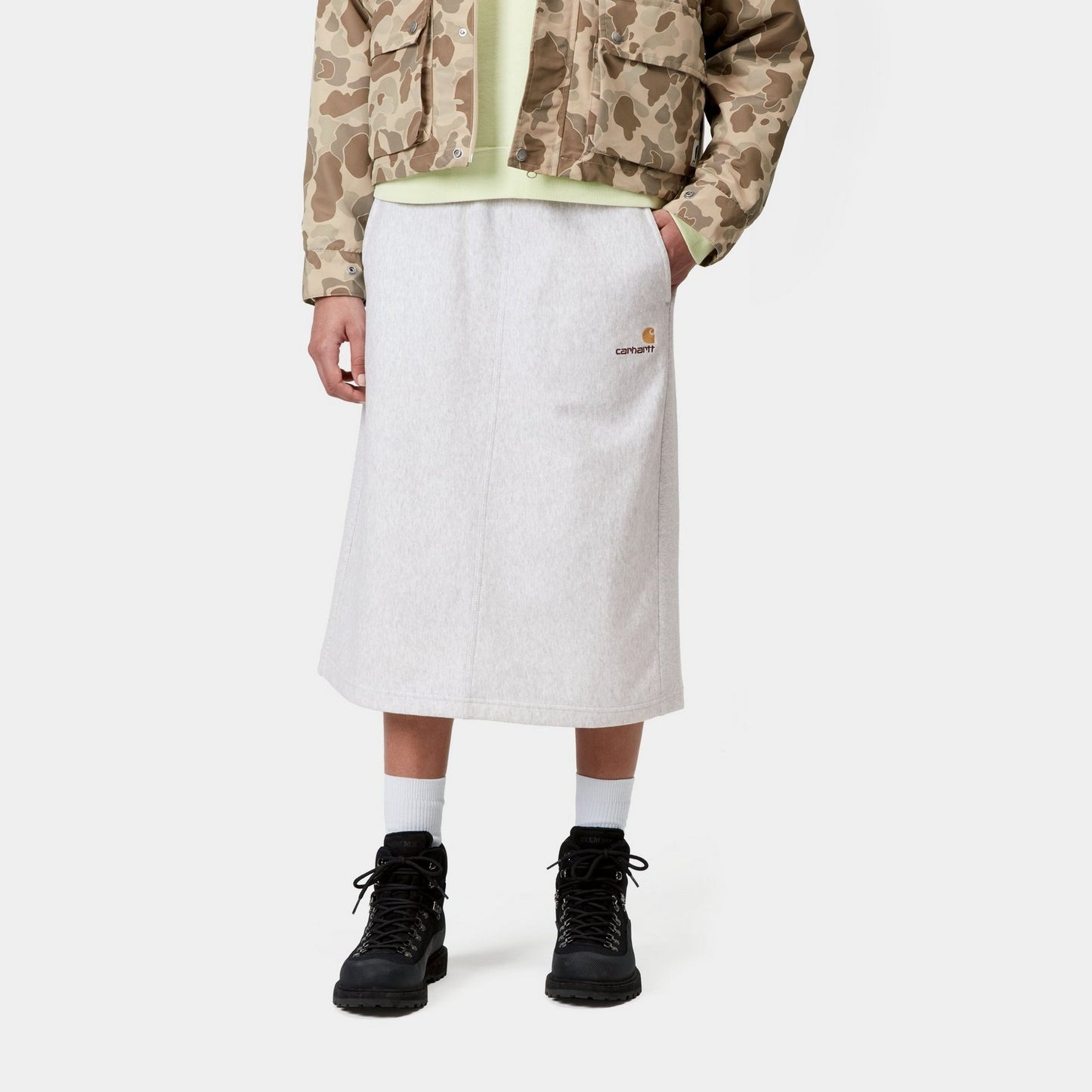 American Script Sweat Skirt | Ash Heather
