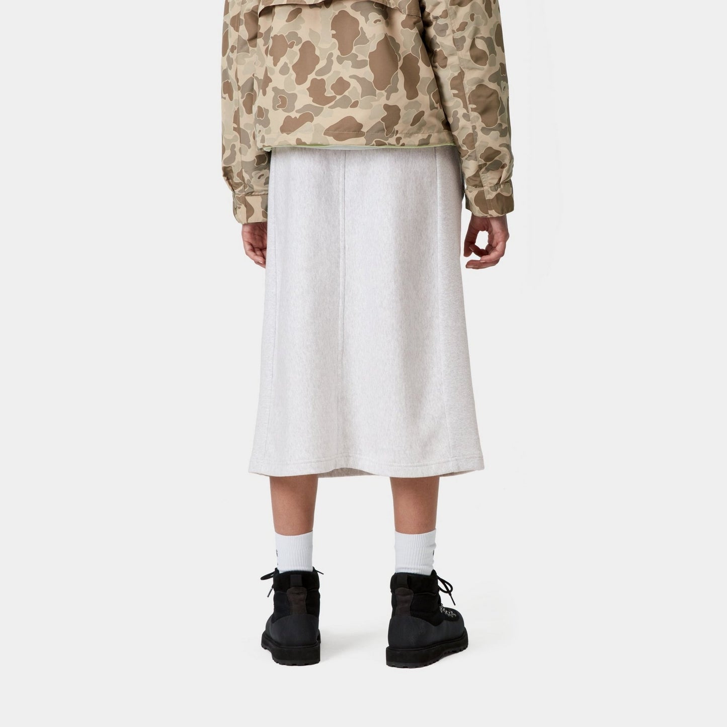 American Script Sweat Skirt | Ash Heather